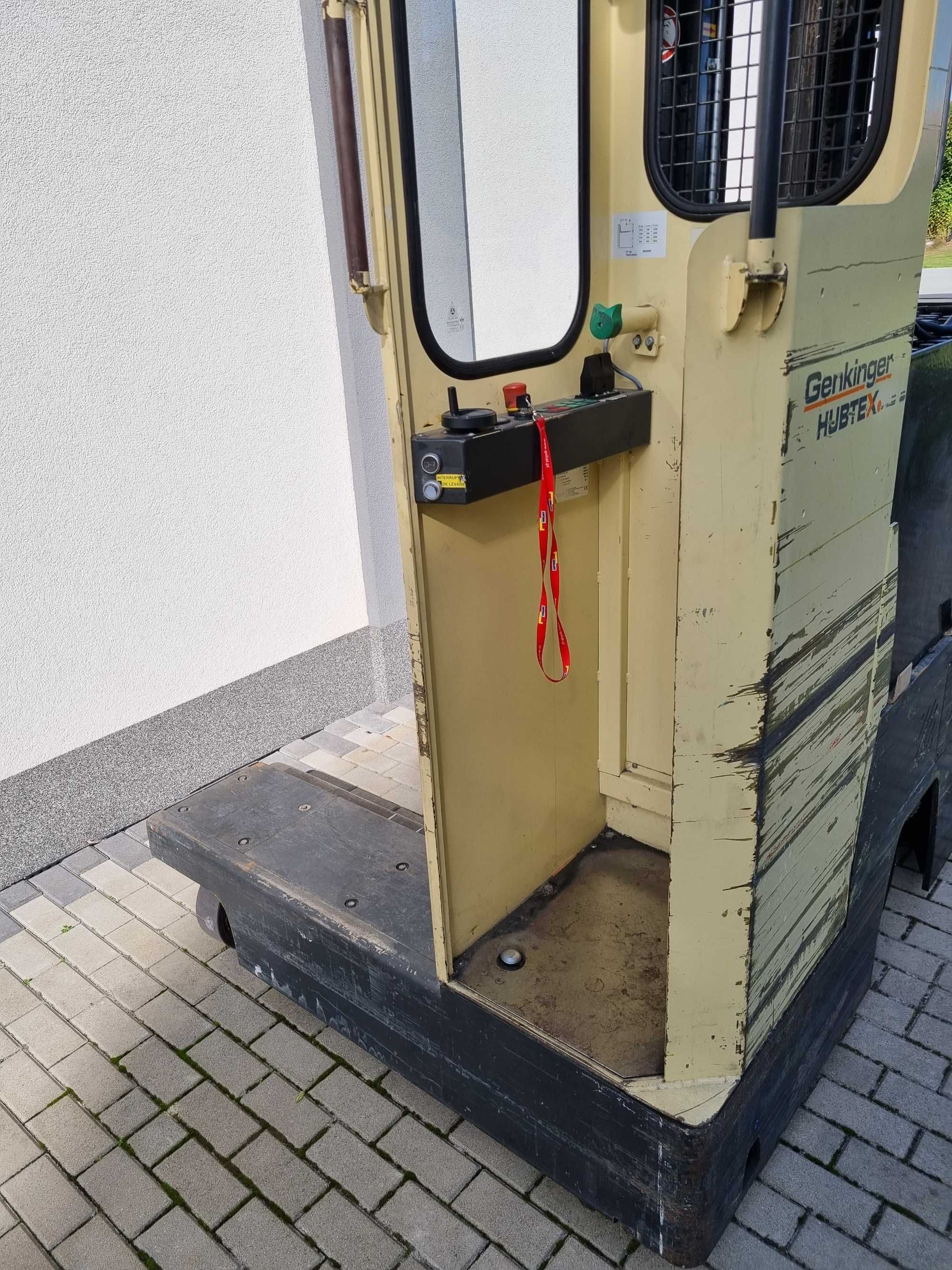 Wózek widłowy boczny HUBTEX MS-16 do dłużyc 4-kierunkowy 5m triplex