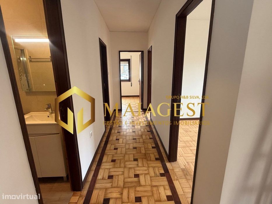 Andar Moradia T3 C/3 Frentes renovado e Garagem Box- Aguas Santas