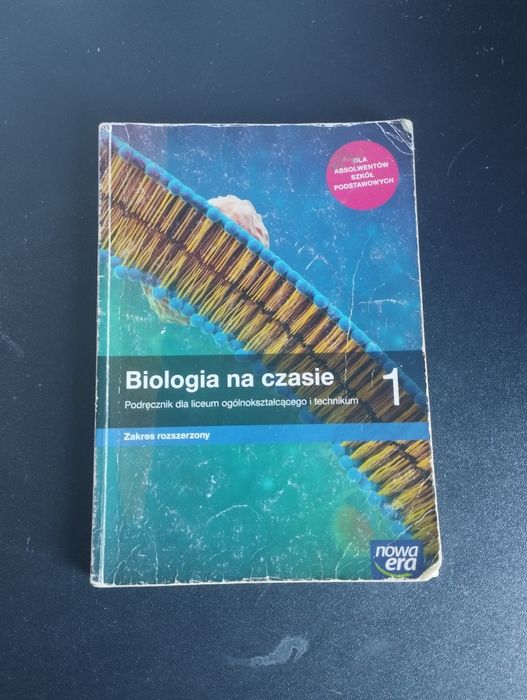 Biologia na czasie 1 podręcznik zakres rozszerzony