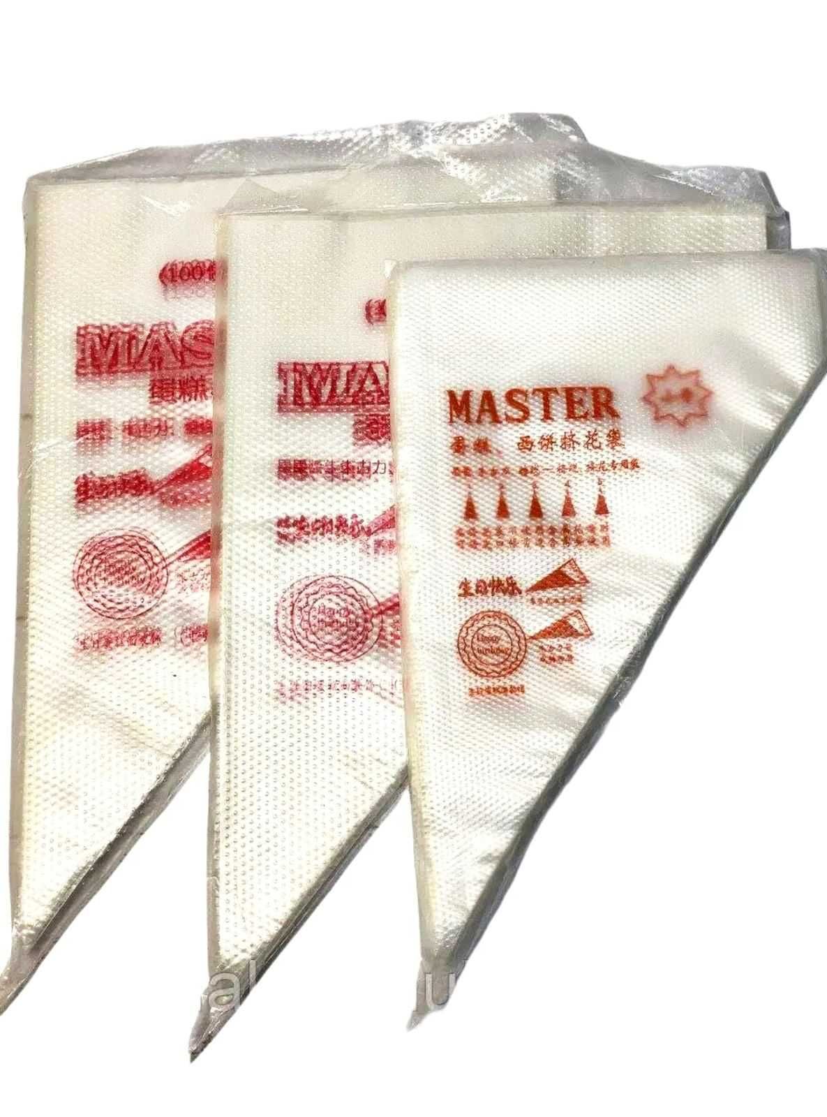 Кондитерский мешок одноразовый Master S 30Х20 см, полиэтелен, 100 штук