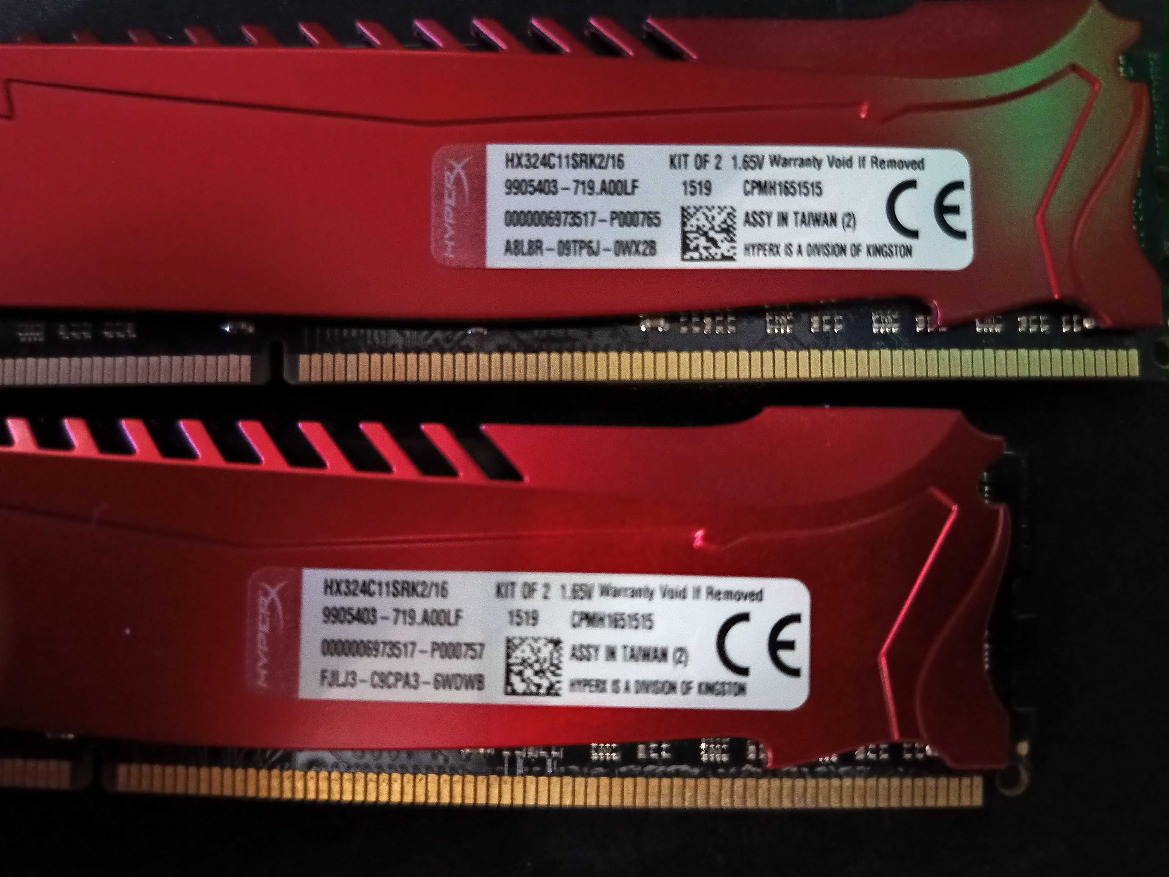 Pamięć RAM HyperX Savage DDR3 16GB 2400MHz HX324C11SRK2/16 2 x 8GB