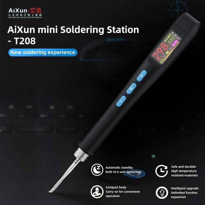 AiXun T205 портативна паяльна станція