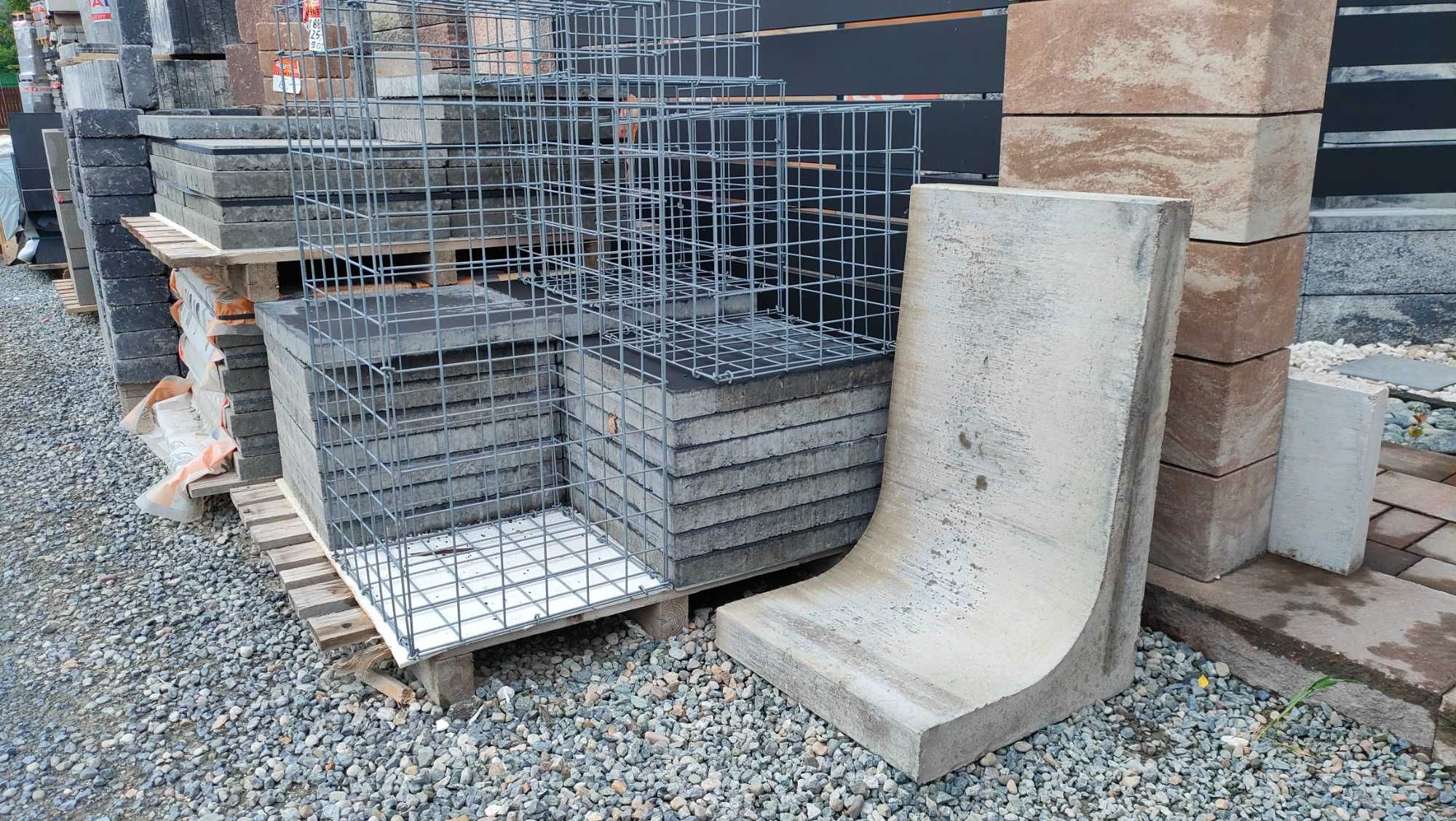 Elki boksy zasieki ogrodzenia L-ki do 4m betonowe beton L bariery