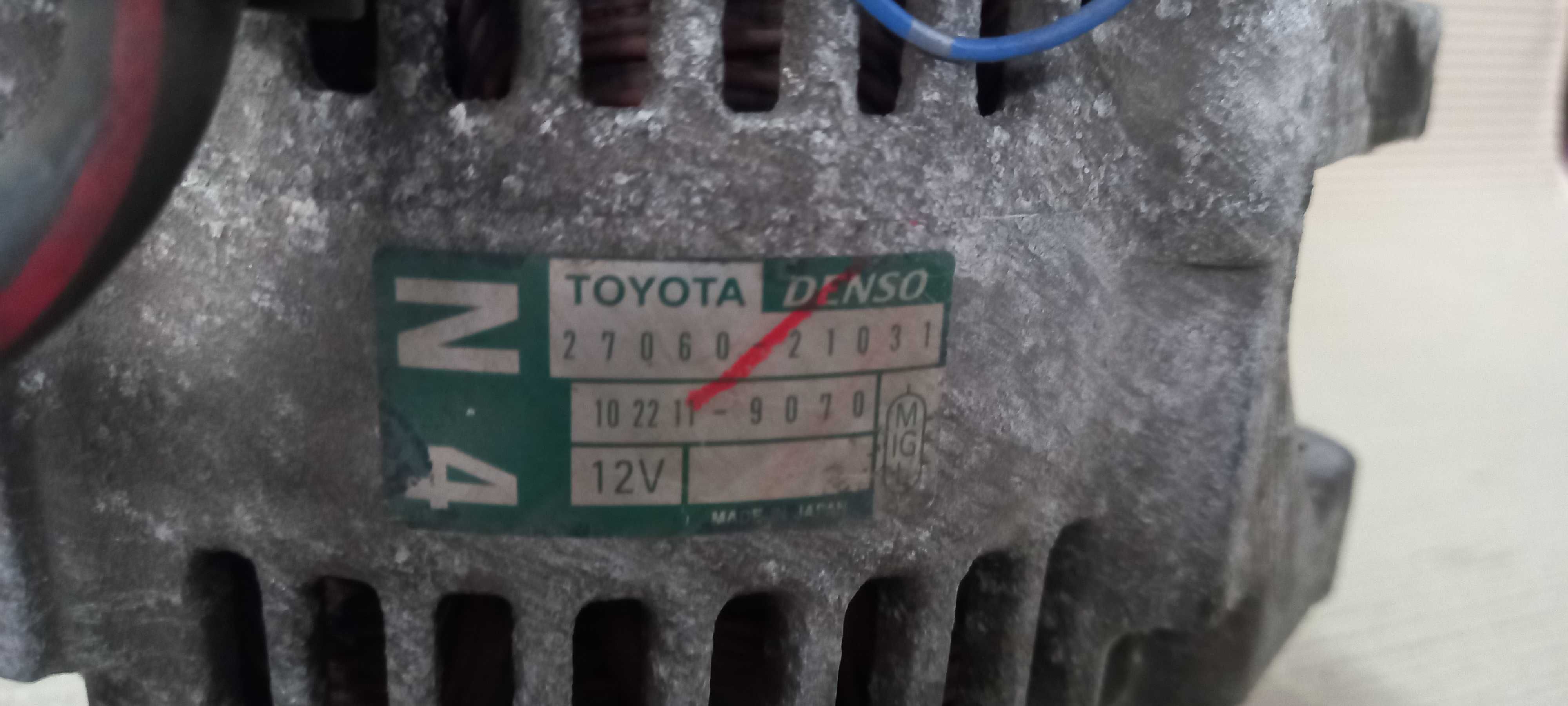 Alternator Toyota Yaris Verso 1.5 benzyna Denso