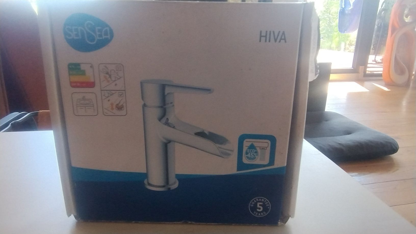Kran kaskada hiva chrom NOWA ZESTAW