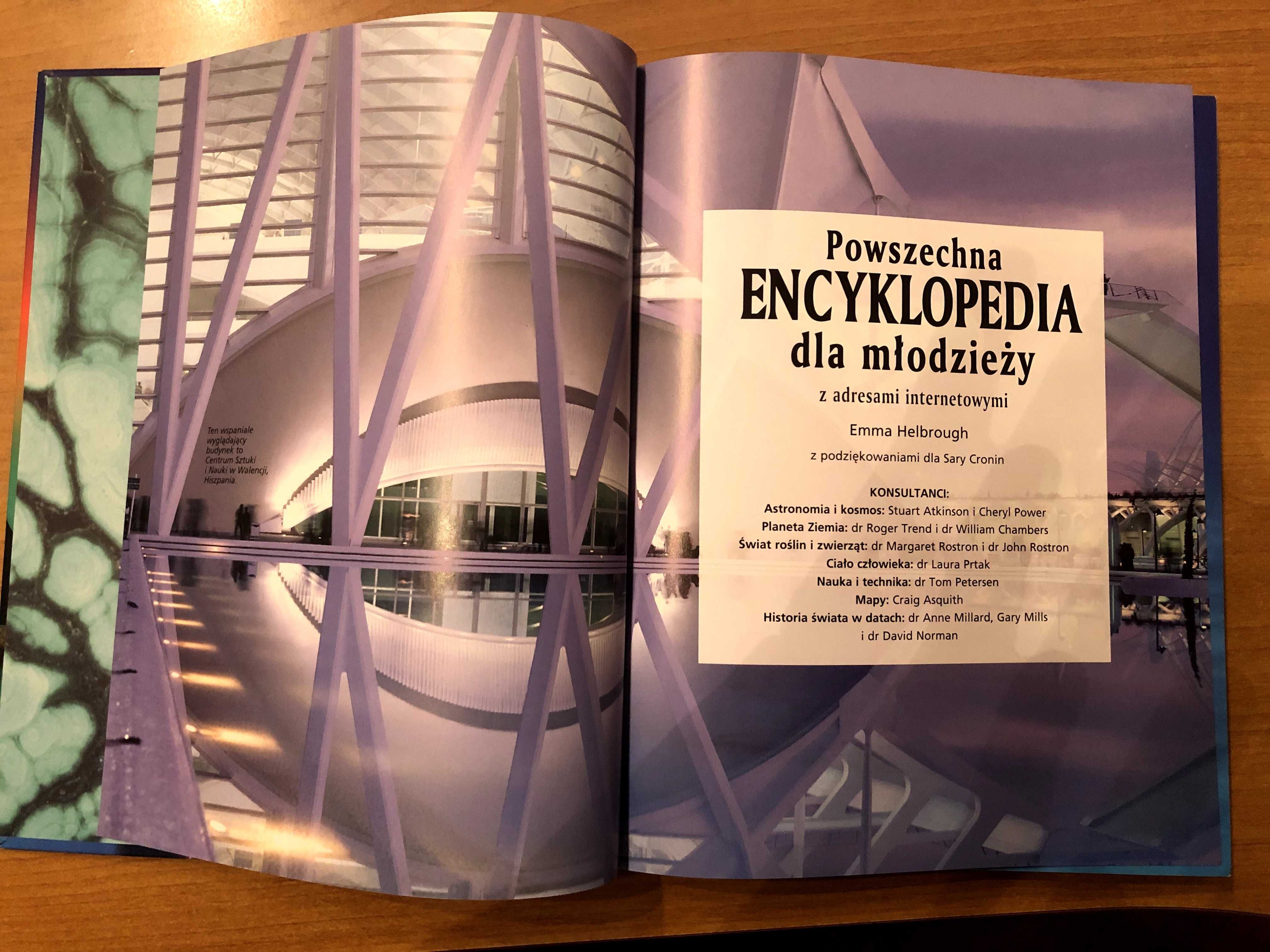 Powszechna encyklopedia dla młodzieży z adresami internetowymi