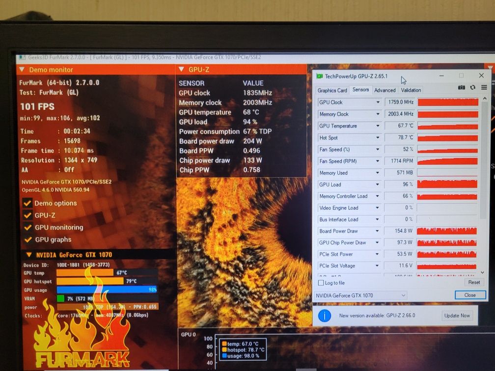 Відеокарта GTX 1070 8GB