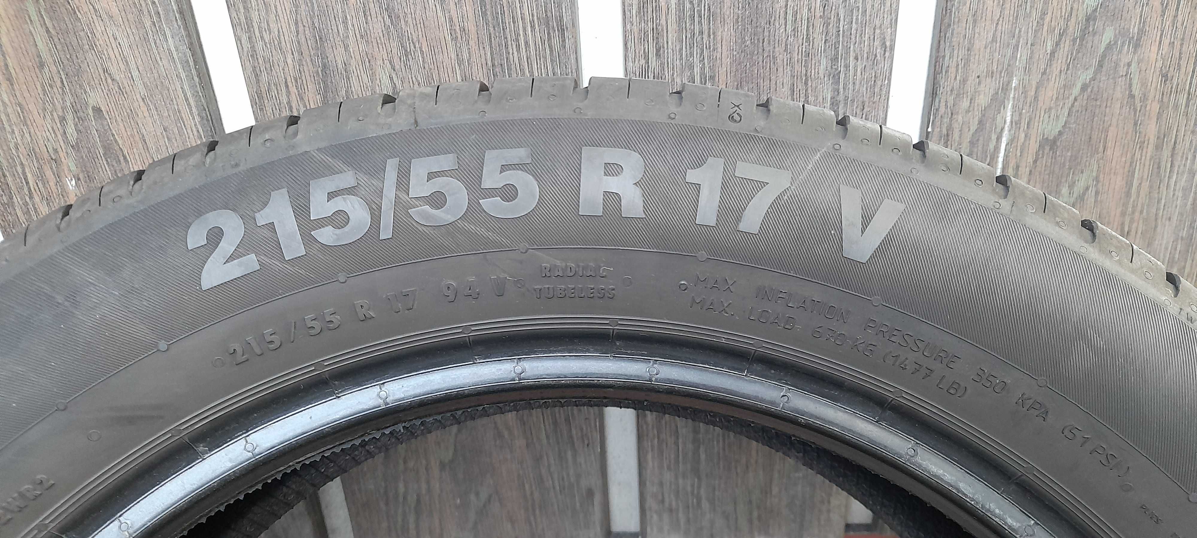 Opony letnie Continental  215/55 R17  94V