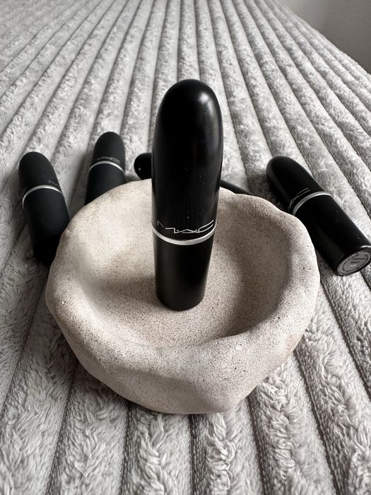 MAC powder kiss lipstick pomadka Mandarin O 308