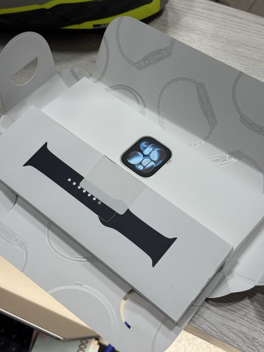 New apple watch 11 series 46mm space/silver/jet black + гарантія