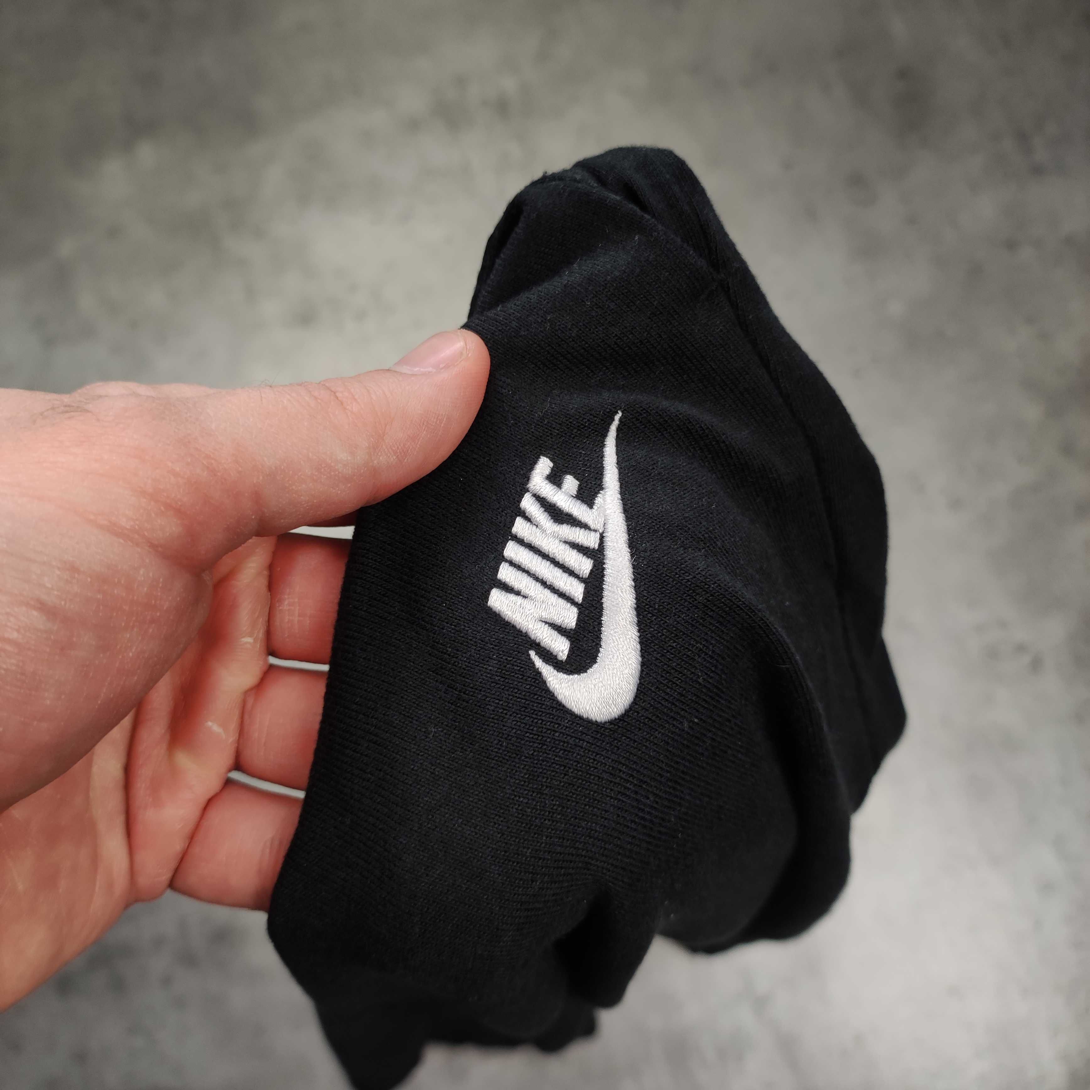 DAMSKIE Dresy Sportowe Klasyczne Bawełniane Nike Czarne Haft LogoSPORT