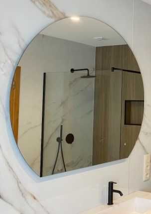 Espelho redondo 120cm - moderno, sem led ( ligeiro defeito)