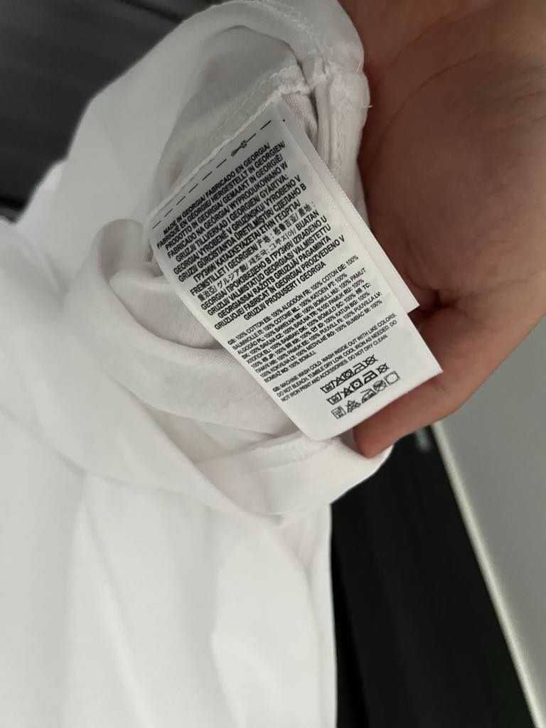 nowa koszulka Vans L biala