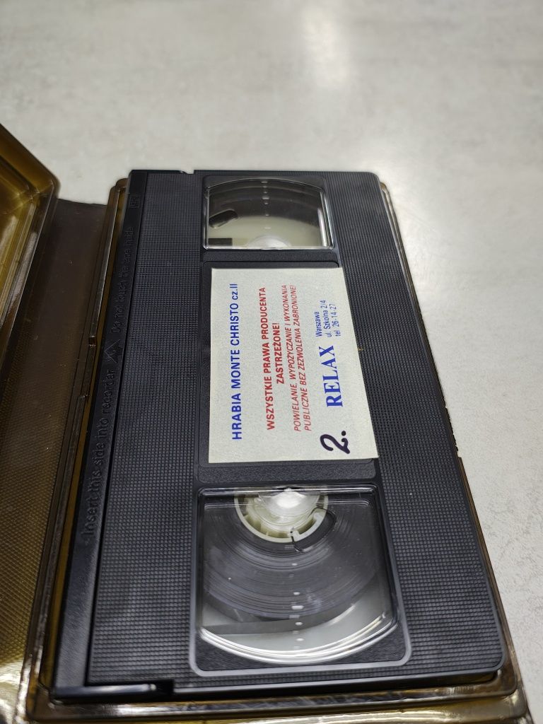 Hrabia Monte Christo. Część 2. Kaseta vhs