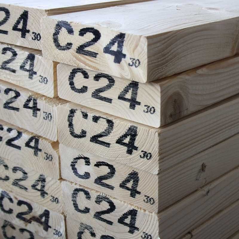 Drewno suszone i strugane C24  45x145 mm  - Jelenia Góra