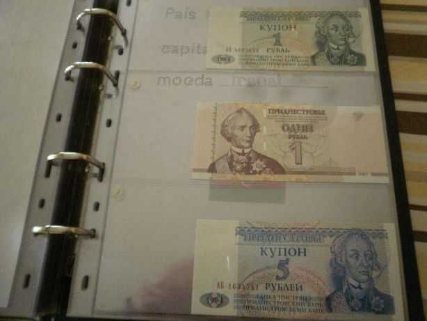 MOLDAVIA ( Transnitria ) 7 Notas NOVAS  NÃO CIRCULADAS Conforme fotos