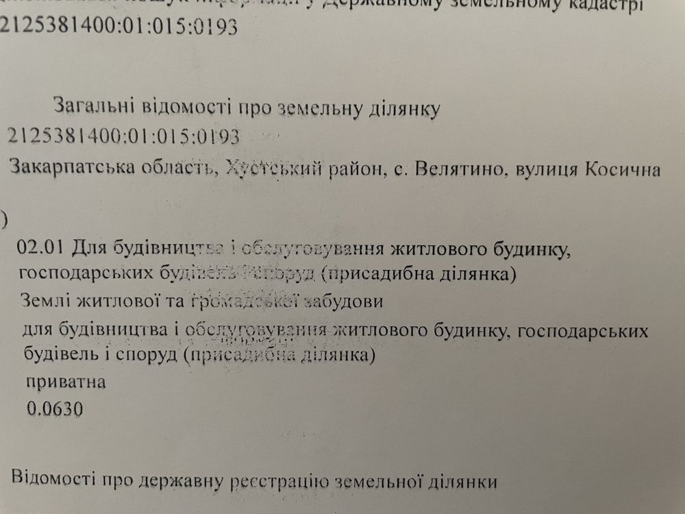 Продається земельна ділянка 6 соток під будівництво