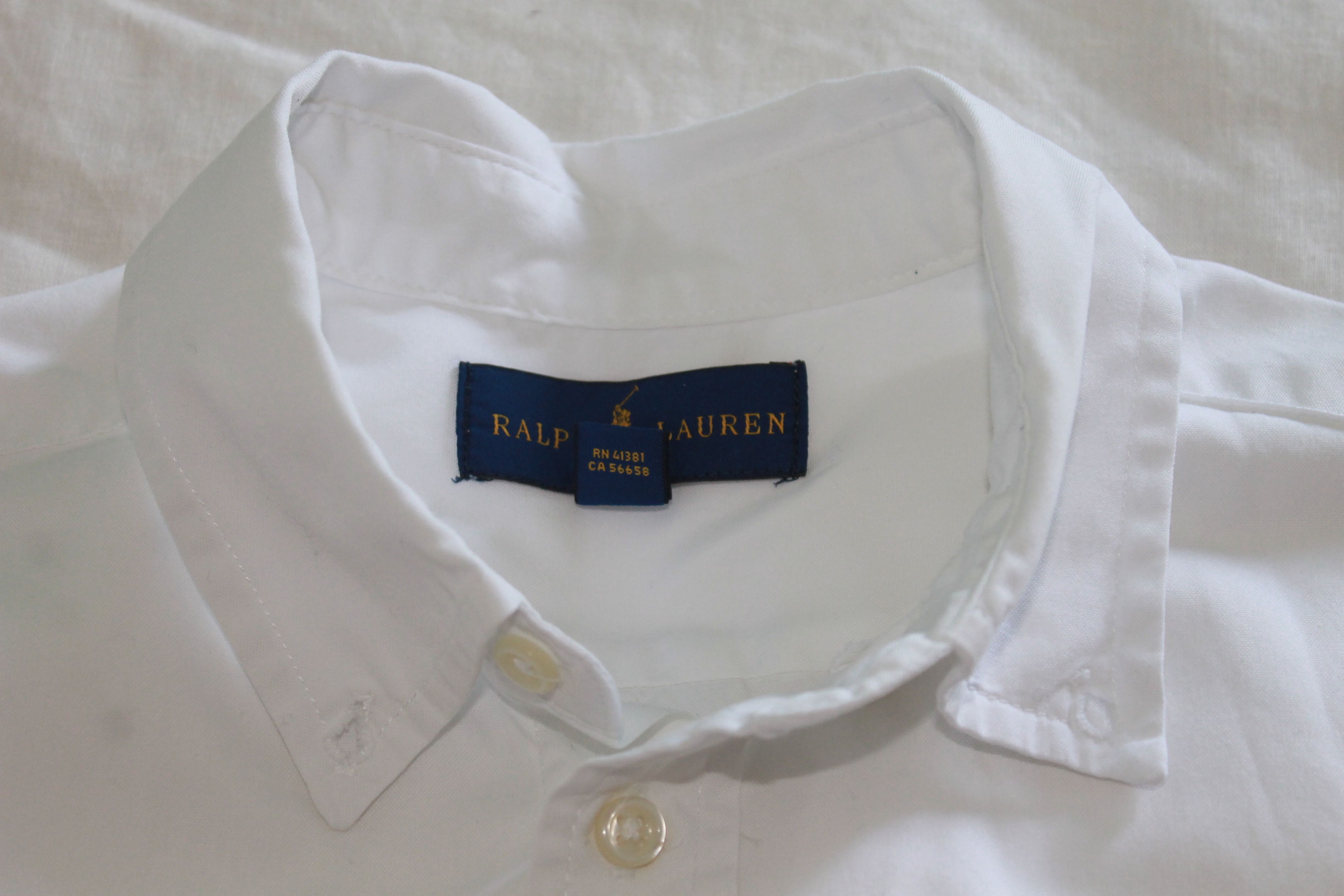 Camisa branca Ralph Lauren