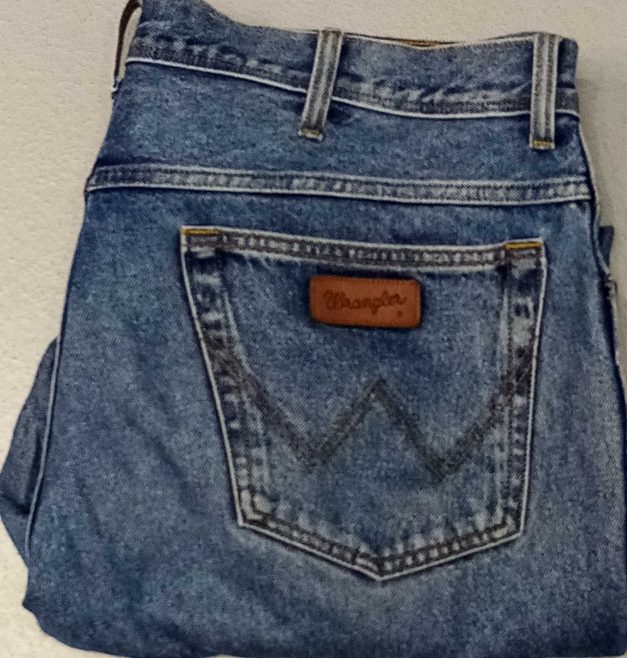 R) WRANGLER oryginalne męskie spodnie jeansowe Roz.40/30