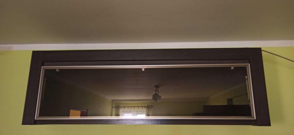 witryna wisząca szklana Black Red White