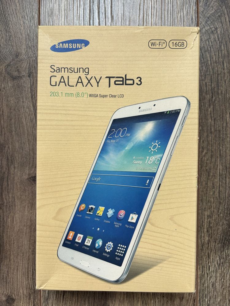 Tablet Samsung Galaxy Tab 3 8” WiFi 16 GB Biały