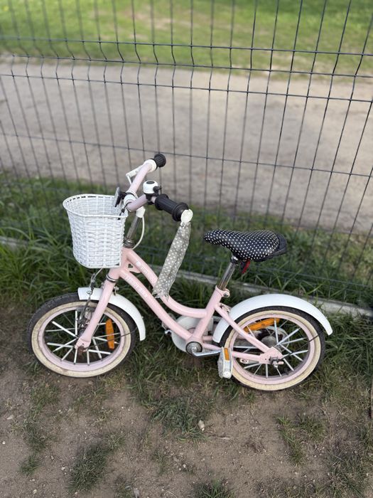 Rowerek sunbaby 14 cali dla dziewczynki 14” z bocznymi kółkami