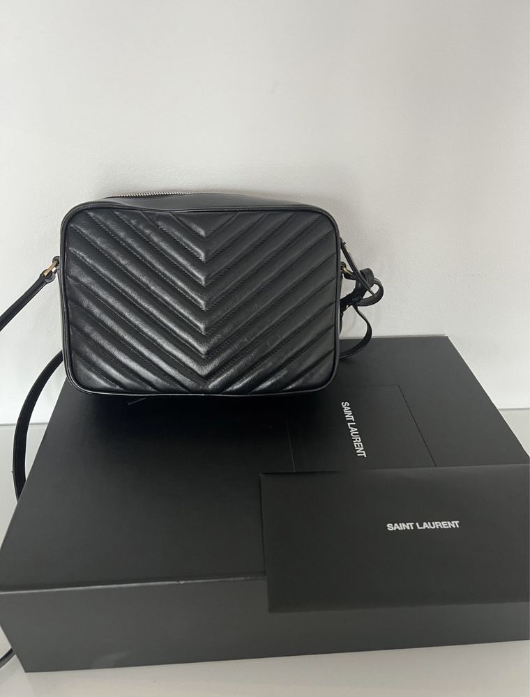 Torebka YSL Saint Laurent Lou komplet dokumentów