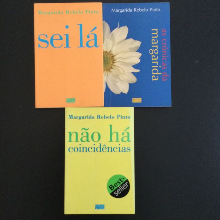 3 livros Margarida Rebelo Pinto