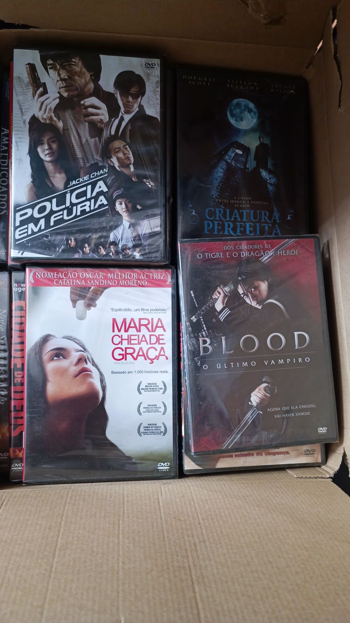 Lote de DVD's novos