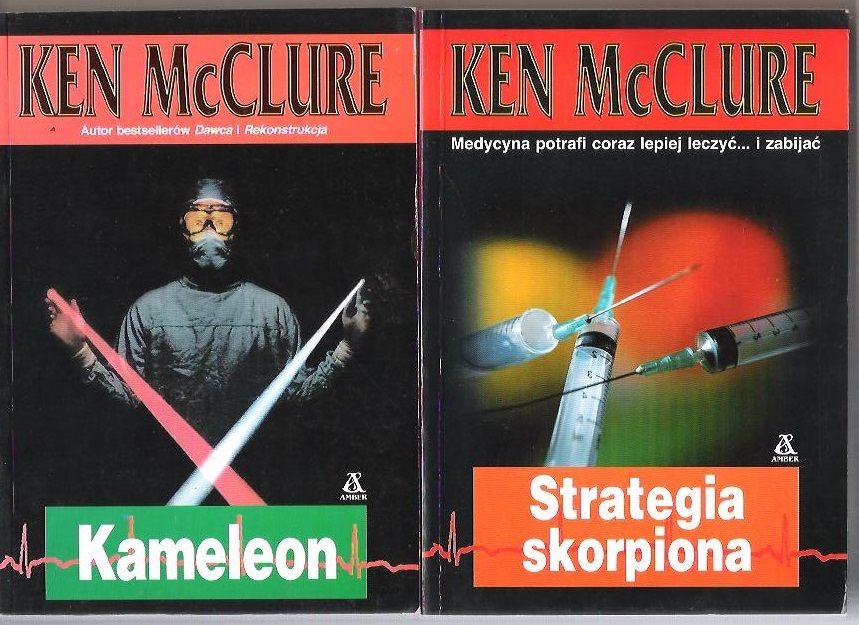 Thrillery medyczne -- Ken McClure x2 -- spis tytułów poniżej