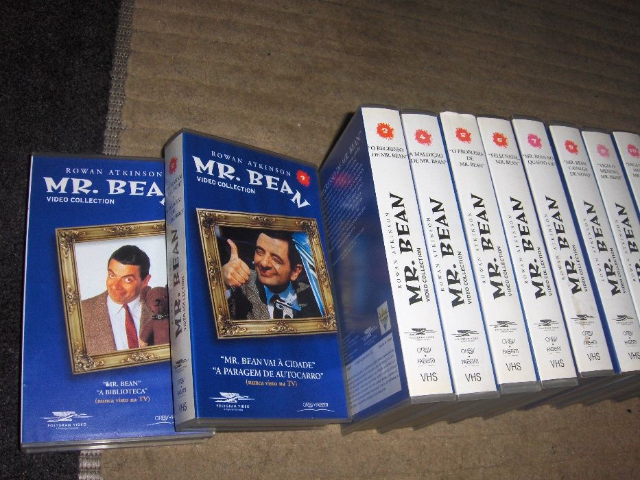 FILMES diversos e Séries do MR BEAN em VHS - Cassetes Novas