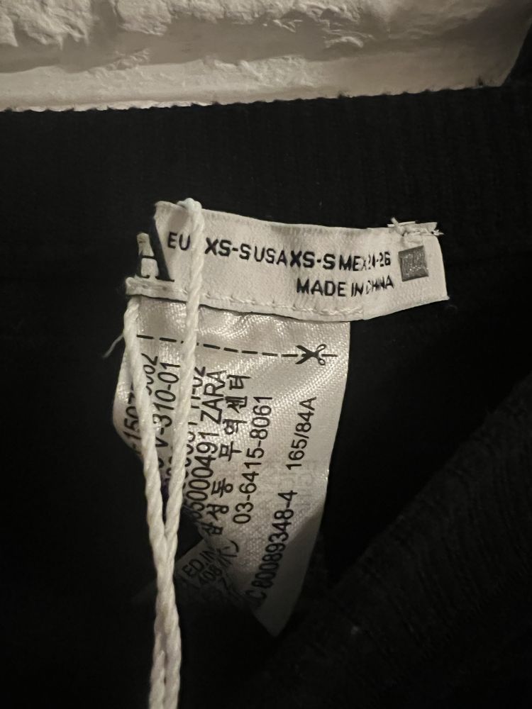 Zara nowa sukienka XS/S czarna