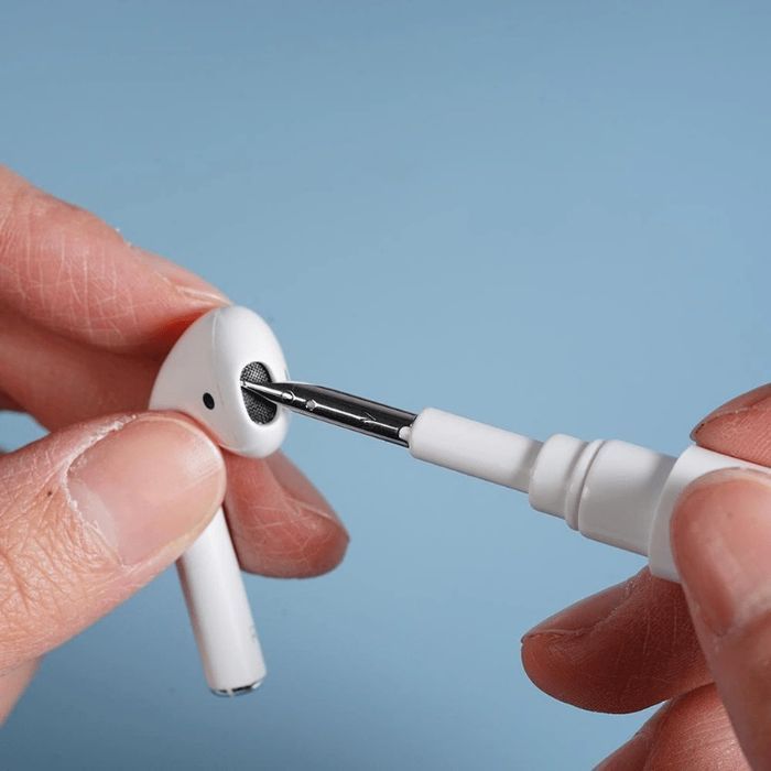 Zestaw czyszczący do słuchawek AirPods - biały