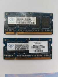 Memoria RAM para portátil 512MB e 2GB