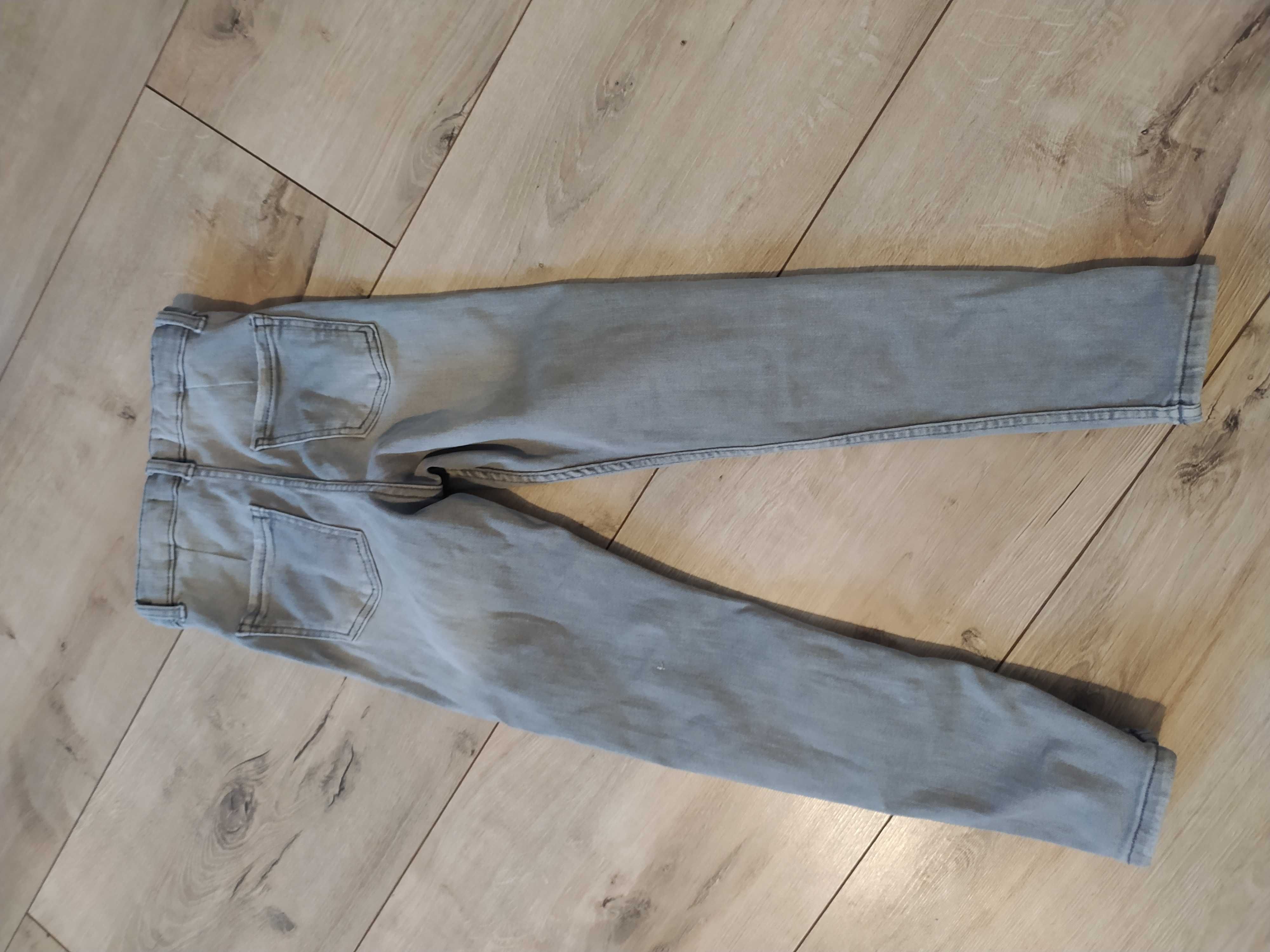 Spodnie szare Zara 134 cm