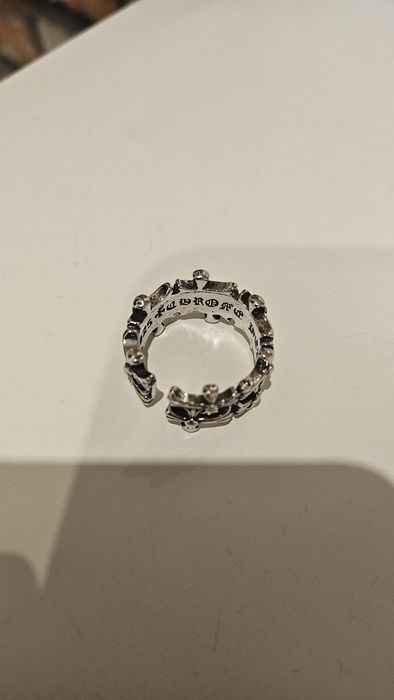 Pierścionek chrome hearts