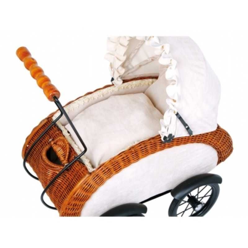 Плетеная ретро коляска для кукол Artwares (Германия) LEONOR