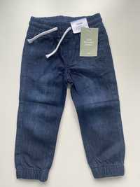 H&M nowe joggery jeansy 92 cm dla chłopca