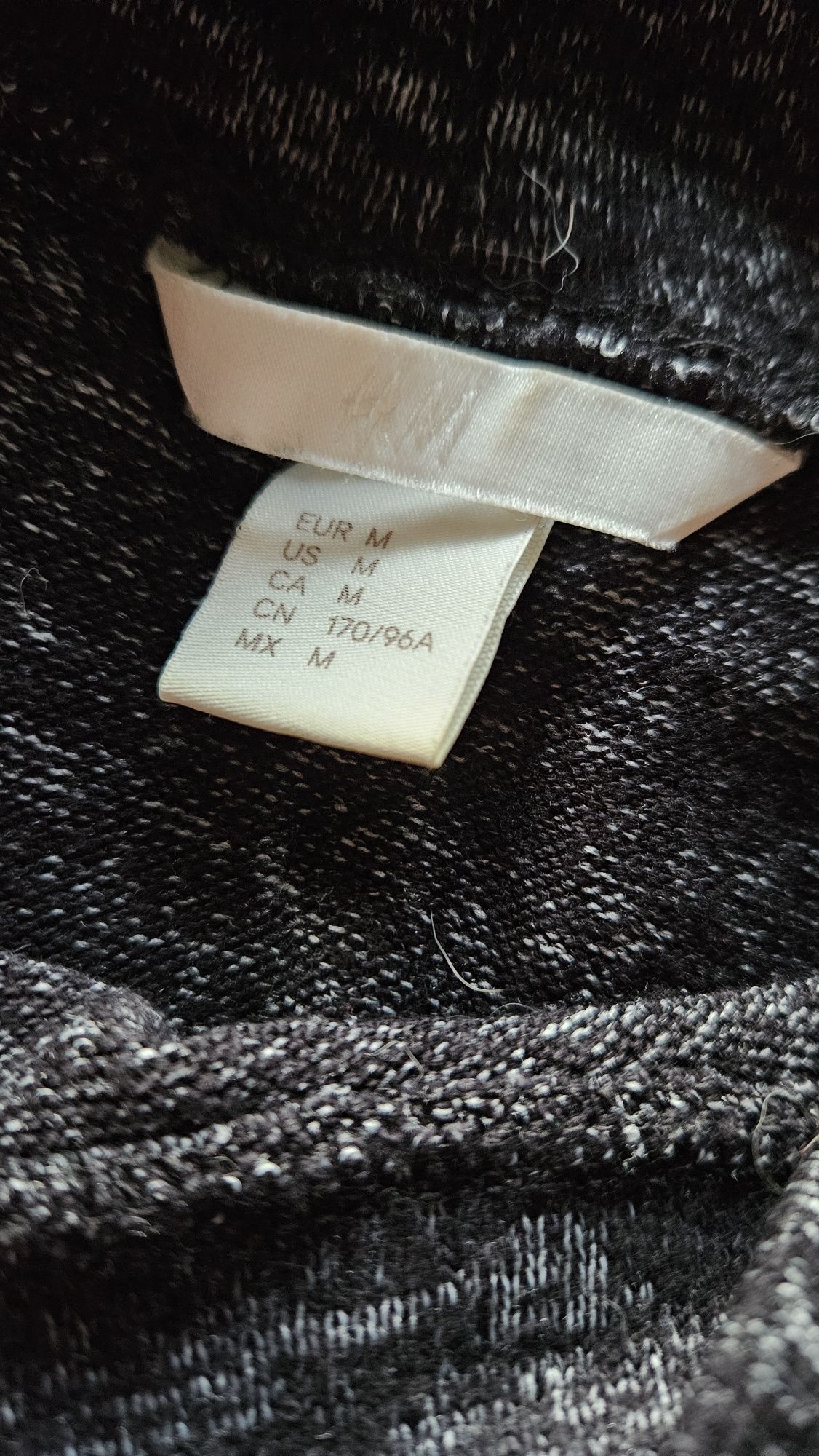 Bluzka z długim rękawem półgolf sweter damski H&M  M 38