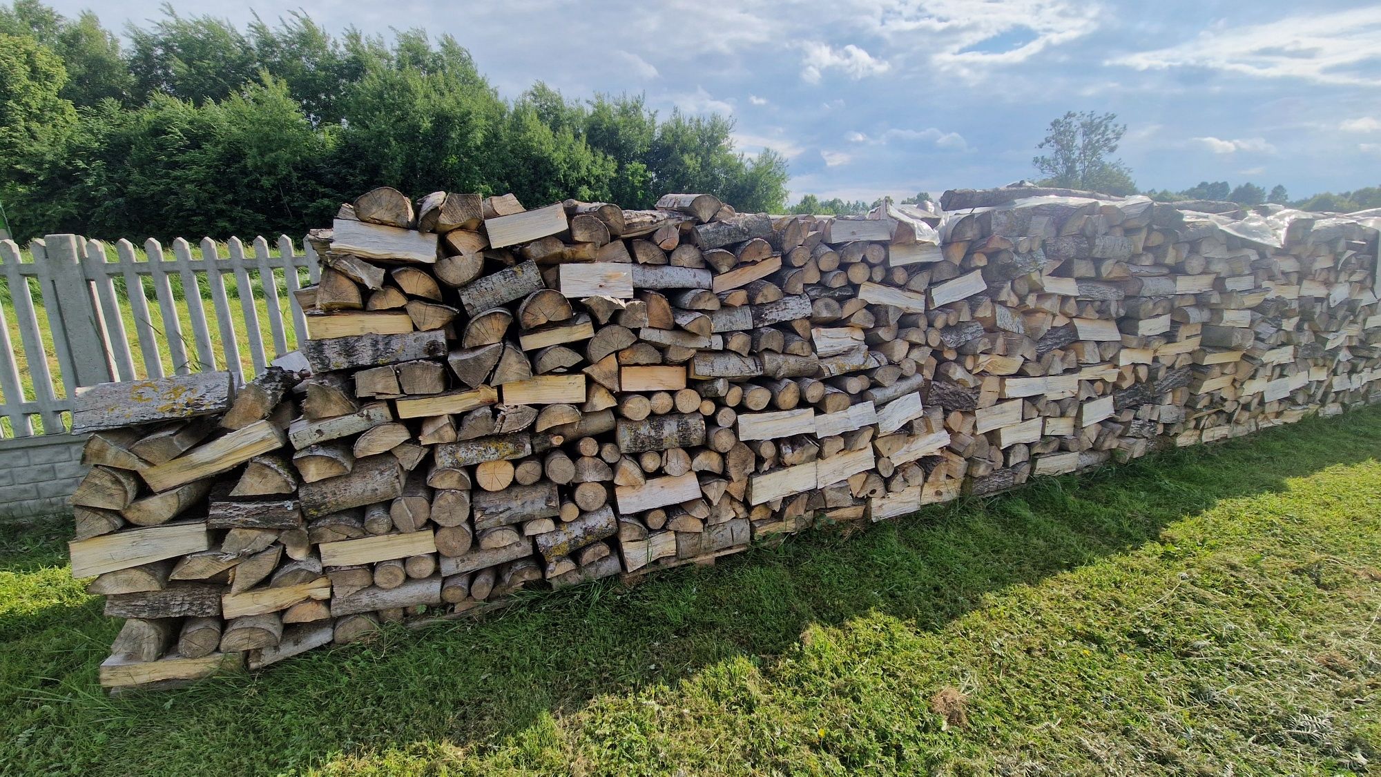 Suche drewno opałowe osika