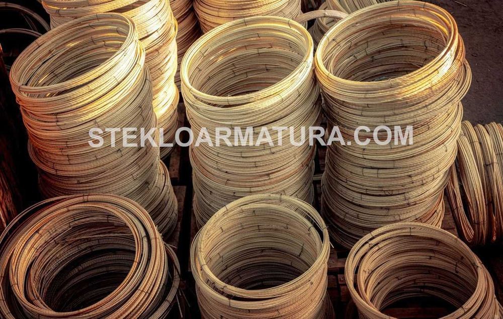 Ф4-12 Композитна 6мм склопластикова арматура з піском для 100% адгезії