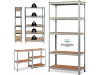 Regał metalowy do garażu / piwnicy /magazynu 180x90x40 - 5x100kg