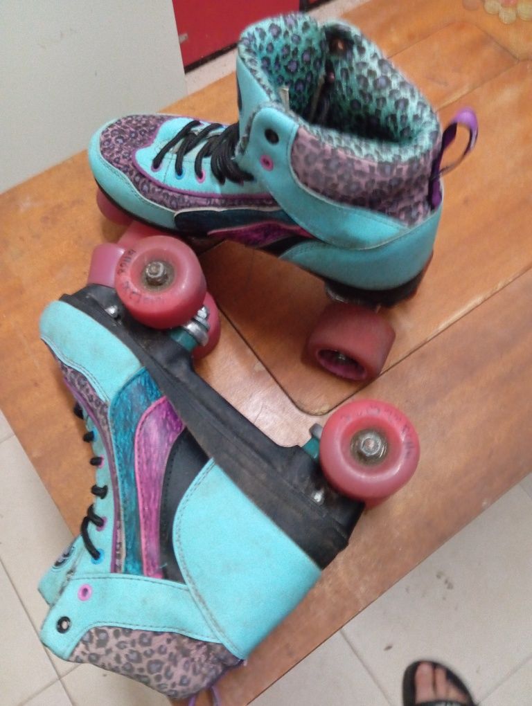 Rio Leopard Quad Skate Roller