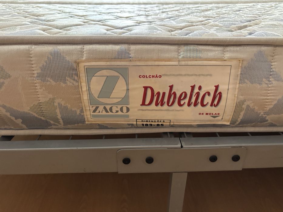 Conjunto cama solteiro + colchão