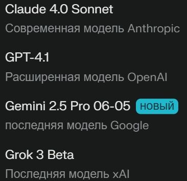 НА 1 РІК — Claude 4.0 Sonnet, Gemini 2.5 Pro, Grok-3, Flux, DALL·E 3