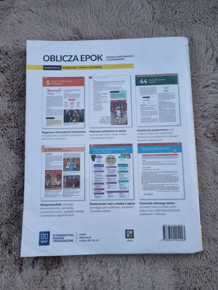 Oblicza epok 1.1 WSiP Nowa Edycja liceum/technikum WSiP