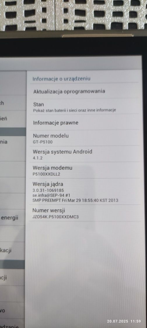 Tablet Samsung Galaxy Tab2 GT-P5100