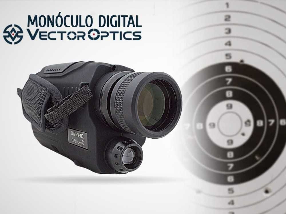 Monóculo de visão noturna e diurna digital VectorOptics 5x32