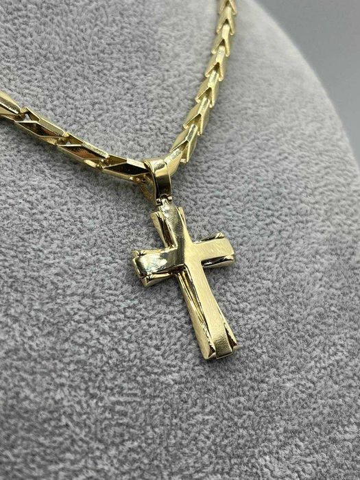 Złote krzyżyk 14K 5.63g