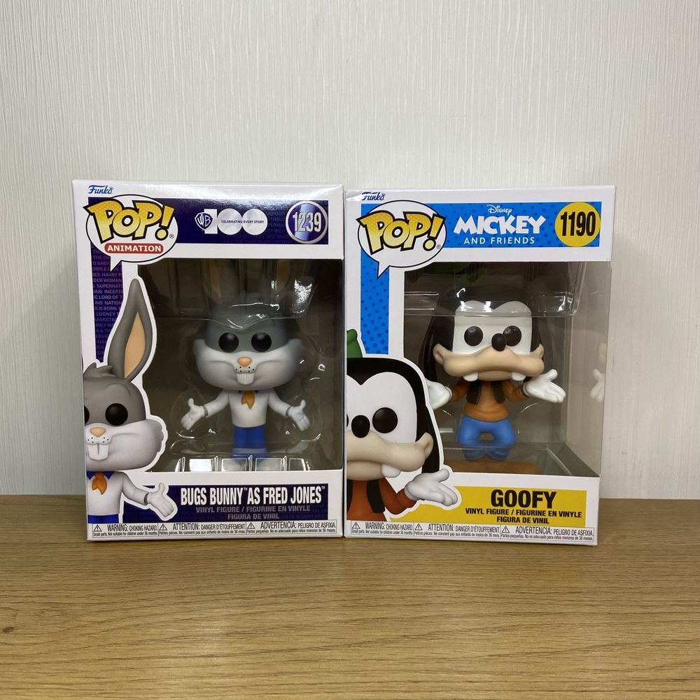 Funko Pop Goofy Bugs Bunny Mickey Mouse and Friends
